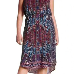 TART Soraya Sleeveless Cinched Waist Midi Dress Sz M